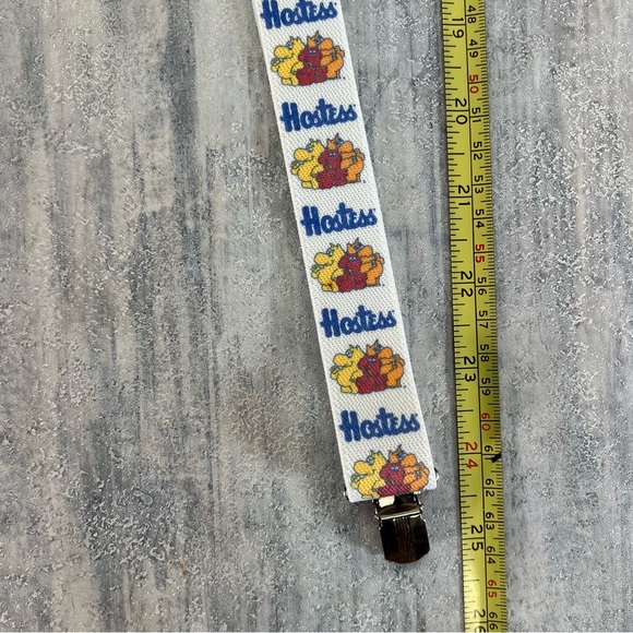 Hostess Potato Chips Munchies Mascot Suspenders Vintage Fashion Accessory Retro - Picture 4 of 7